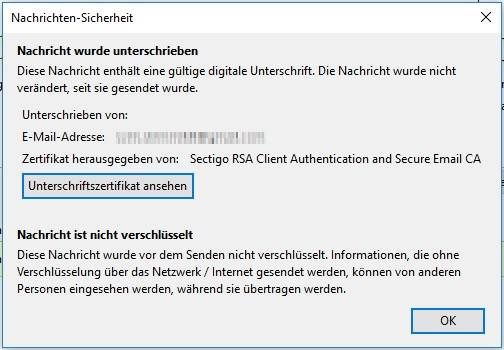 Thunderbird – Signaturdetails